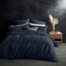 Lazy Linen Duvet Cover Navy