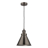 Laura Ashley Rufus Pendant Industrial Nickel