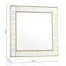 Laura Ashley Clemence Square Gold Leaf Mirror 90cm