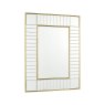 Laura Ashley Clemence Small Rectangle Gold Leaf Mirror 60 x 45cm