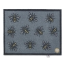 Bee Door Mat Dark Grey