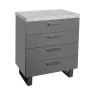 Fuji 4 Drawer Chest Stone