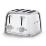 Smeg 50's Style Retro 4 Slice Toaster Chrome