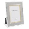 Laura Ashley Harrison Double Photo Frame Grey Linen 5 x 7"