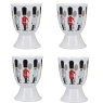 Kitchen Craft Set Of 4 Egg Cups Soldiers