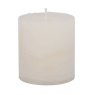 Gisela Graham Ivory Pillar Candle - 7cm