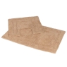 Showerdrape Pinnacle Bath Mat Set Biscuit