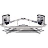 Showerdrape Pushloc Suction System Collection Corner Basket