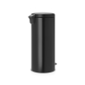 Brabantia Newlcon Pedal Bin 30L Plastic Bucket Matt Black