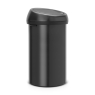 Brabantia Touch Bin 60L Matt Black/Matt Black Lid 