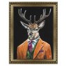Gentleman Stag Framed Picture by Louise Brown