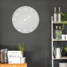 Arabic Wall Clock Dove Grey 12"