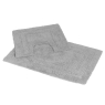 Showerdrape Pinnacle Bath Mat Set Grey