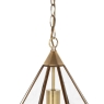 Laura Ashley Zaria Ceiling Pendant Antique Brass