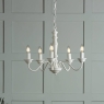 Laura Ashley Tate 5lt Pendant Distressed Off White