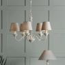 Laura Ashley Tate 5lt Pendant Distressed Off White