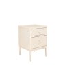 Salina 2 drawer bedside