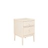 Salina 2 drawer bedside