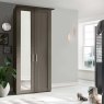 Cleveland 2 Door Wardrobe LH Mirror Havanna