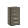 Cleveland 4 Drawer Narrow Chest Havanna