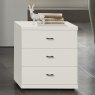 Denby Painted 3 Drawer Bedside Chest White