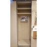 Miramar 3 door robe white glass