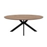 Milden Oval Table 180cm Light Walnut
