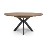 Milden Round Extending Table Light Walnut