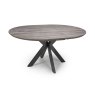 Milden Round Extending Table Grey Extended