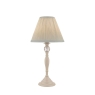 Laura Ashley Ellis Grey Satin-Painted Table Lamp With Ivory Shade