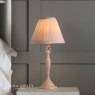 Laura Ashley Ellis Pink Satin-Painted Table Lamp With Blush Shade