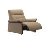 Mary Wood Arm Chair Leather Recliner