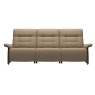 Mary Wood Arm 3 Seater Leather Front
