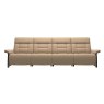 Mary Wood Arm 4 Seater Leather Front