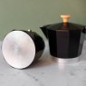 La Cafetiere Espresso Maker 6 Cup Black/Wood Handle