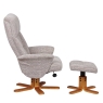 Marlesford Swivel Recliner Chair with Footstool