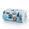 Deyongs Snow Day Printed Sherpa Throw 125x150cm