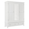 Hamilton Triple Wardrobe White