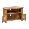 Snape Corner TV Unit Oak Open