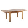 Snape Extending Dining Table Dark Oak Extended