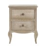 Casablanca 2 Drawer Bedside Front