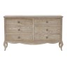 Casablanca 6 Drawer Wide Chest Front