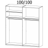 Montego 4 Door 3 Drawer Wardrobe Graphite