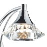 Luther Wall Light Polished Chrome Crystal