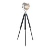 Black & Silver Tripod Marine Floor Lamp