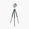 Black & Silver Tripod Marine Floor Lamp