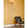 Shelby Mother & Child Floor Lamp Satin Nickel