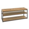 Rustic Open TV Unit