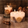 Stoneglow Seasonal Collection-Cinnamon & Orange Pillar Candle