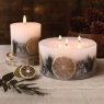 Stoneglow Seasonal Collection-Eucalyptus & Lime Pillar Candle